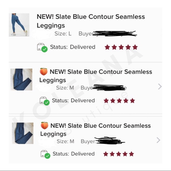 NEW! Dark Gray Contour Seamless Leggings - Picture 10 of 10